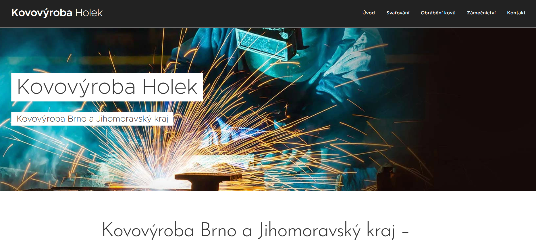 Tvorba webovych stranek Kovovyroba Brno Vaclav Holek